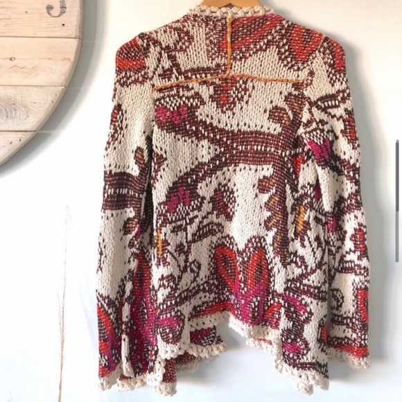 ANTHRO | Moth Patterned Cardigan - Picture 5 of 7